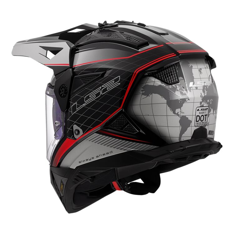 LS2 Blaze II 100th Meridian Adventure Helmet W/ SunShield