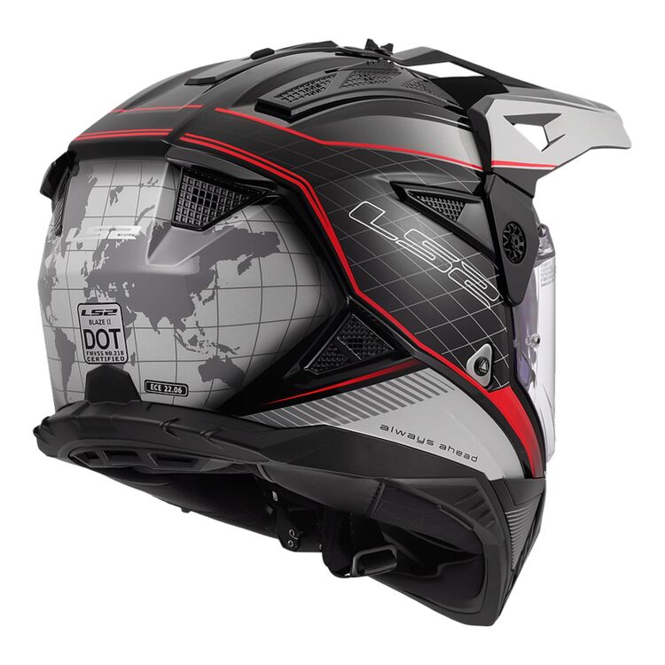 LS2 Blaze II 100th Meridian Adventure Helmet W/ SunShield