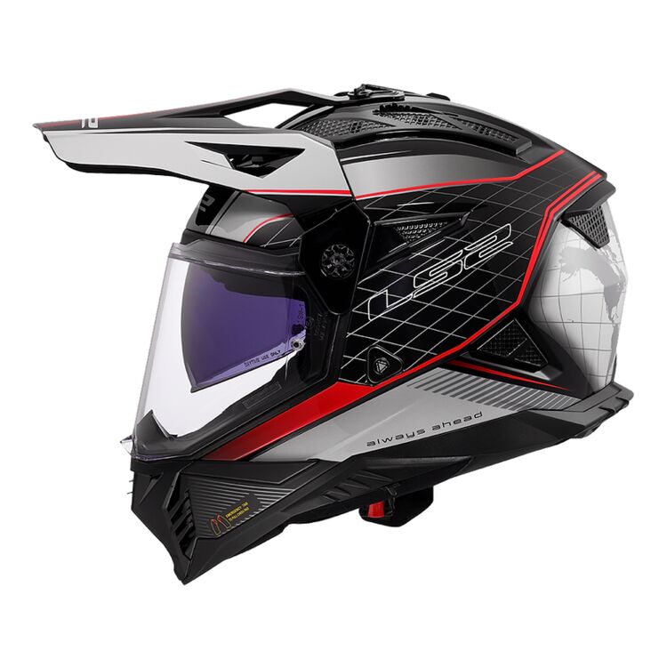 LS2 Blaze II 100th Meridian Adventure Helmet W/ SunShield