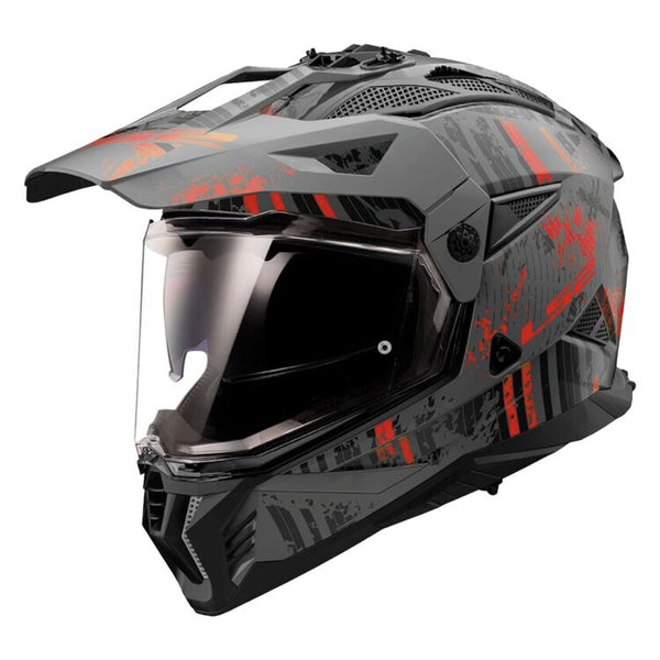 crazy motorcycle helmet LS2 Blaze II Crazy Adventure Helmet W/ SunShield — Motorcycle Gear