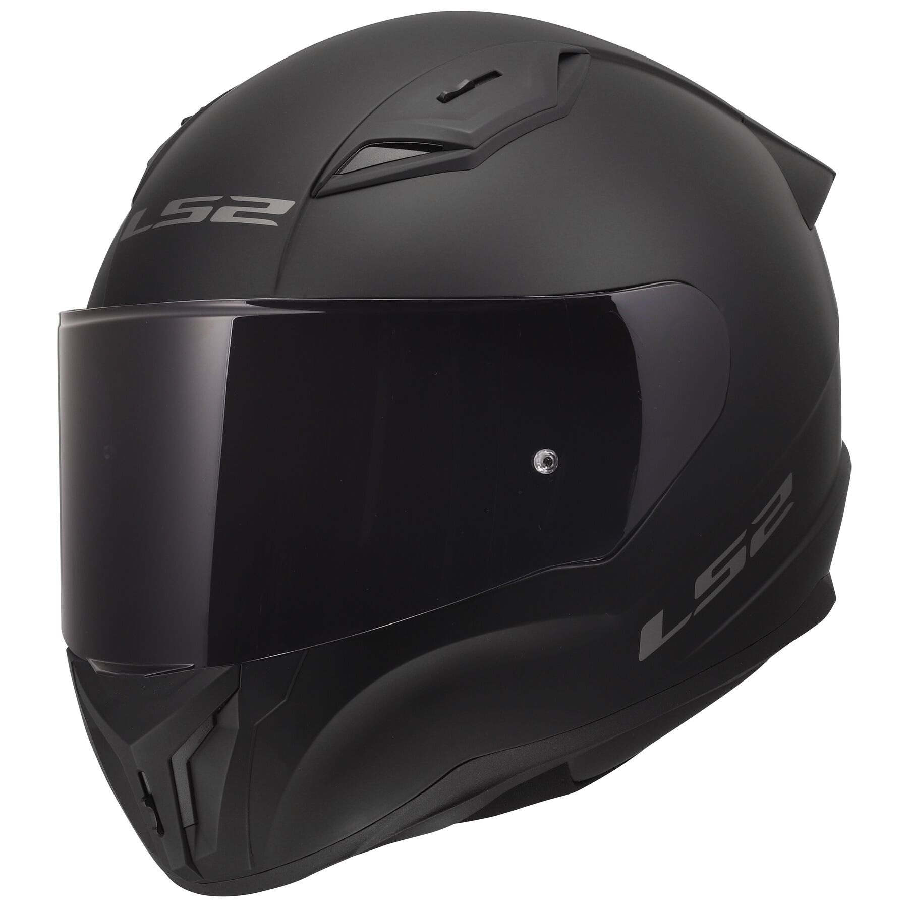 LS2 Centric Solid Helmet W/ Dark Smoke Shield