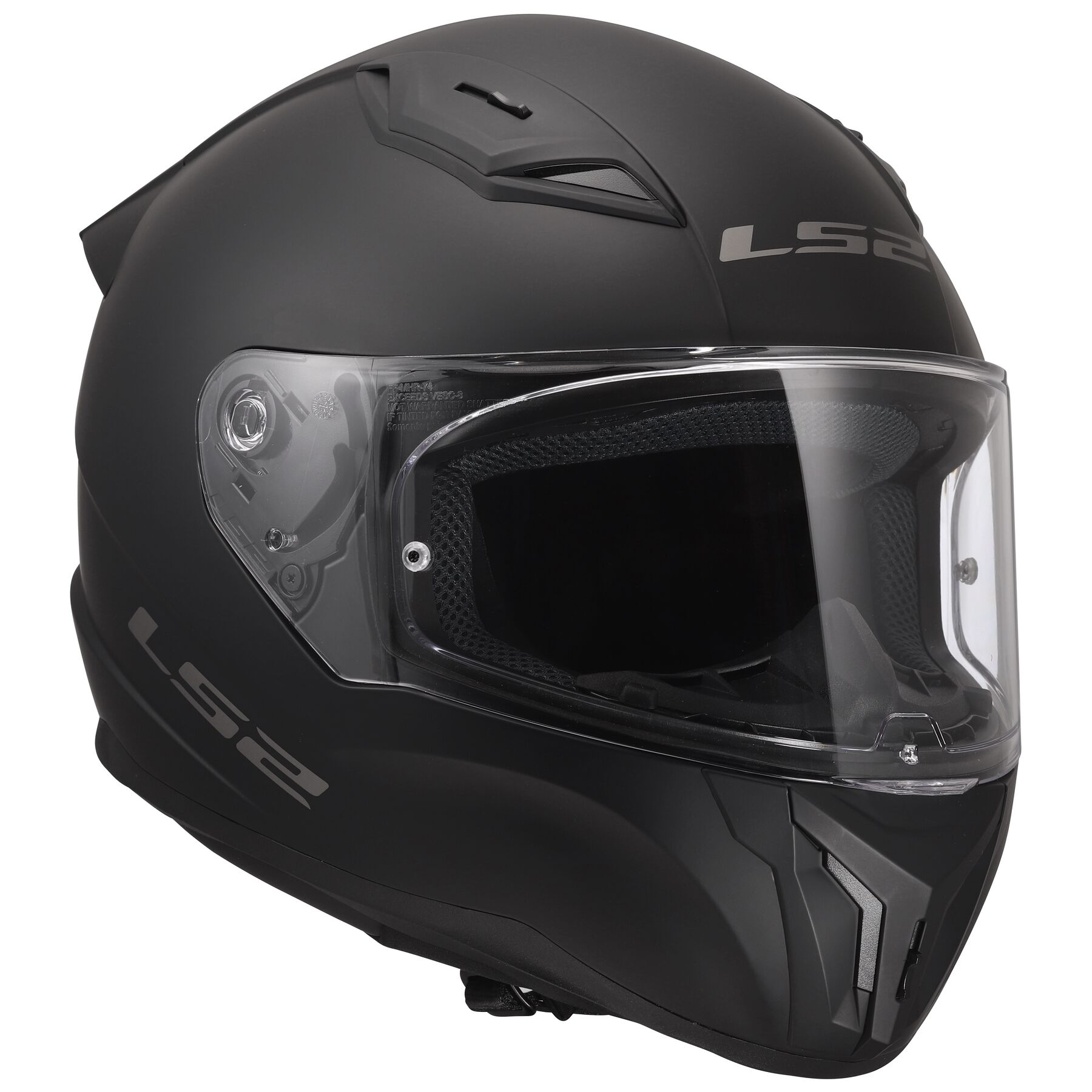LS2 Centric Helmet w/ Photochromic Shield Matte Black / Large