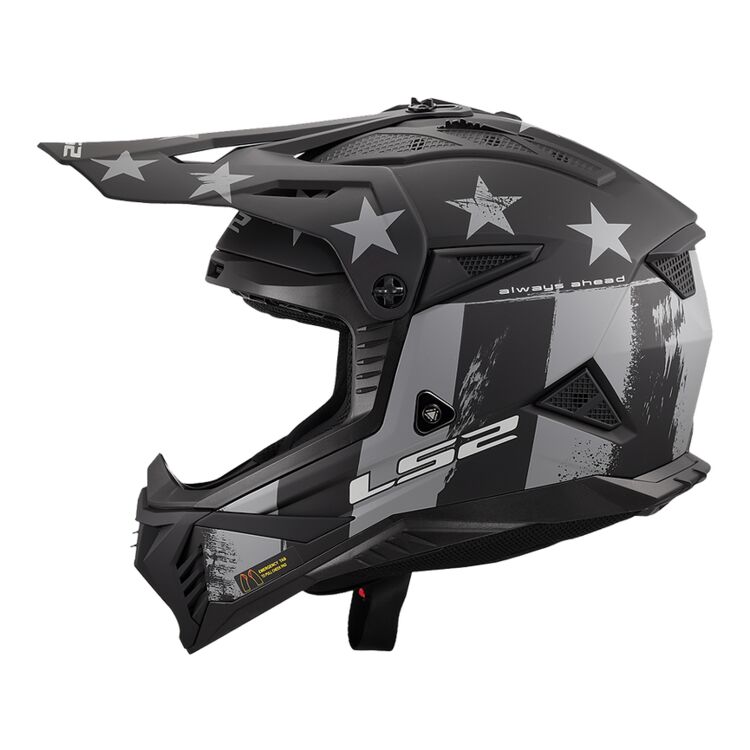 LS2 Gate II Battle Scar MX Helmet — Motorcycle Gear
