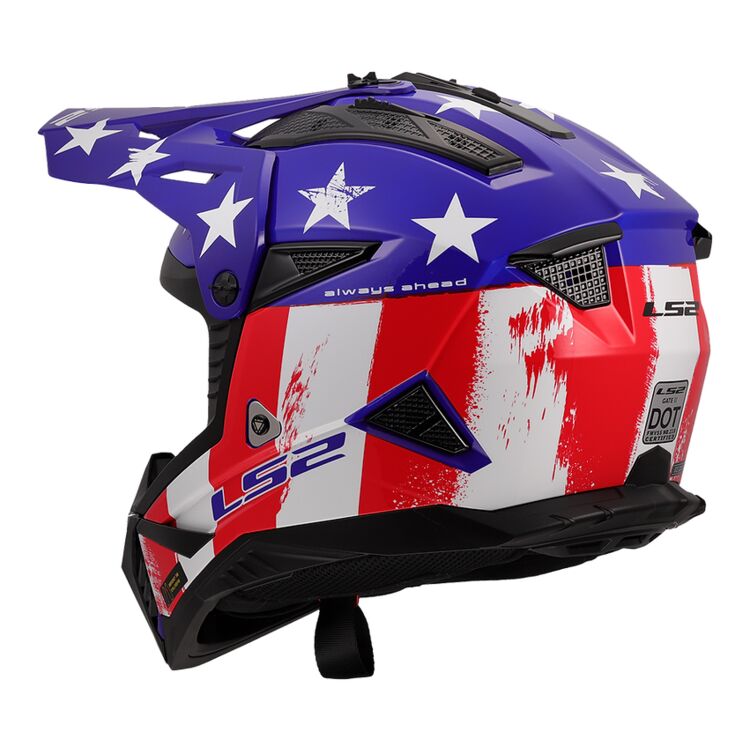 LS2 Gate II Battle Scar Helmet - Grey/Black