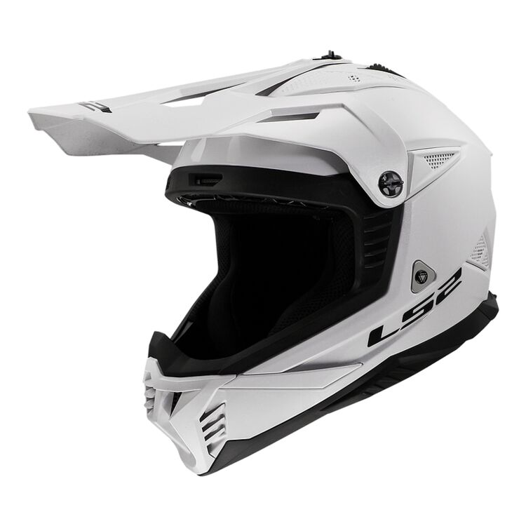 LS2 Gate II Solid Full Face MX Motorcycle Helmet Matte Black / L