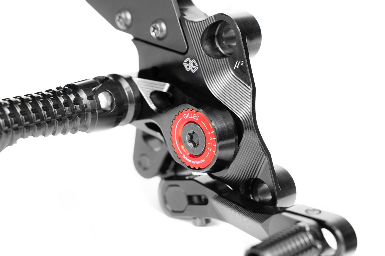 Gilles Tooling MUE2 Rearsets Suzuki Hayabusa 2022-2024