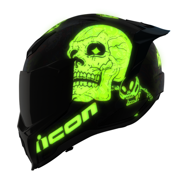 buy white icon helmet skulls ICON - Ultraflite Helmet - Doodle 3 - MIPS - Blue