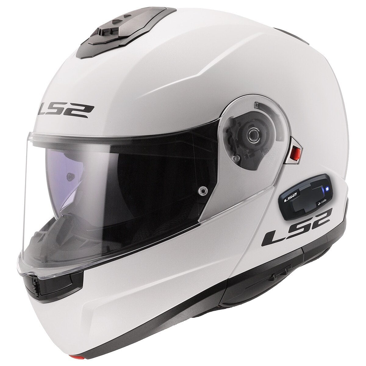 LS2 Strobe II Solid Modular Bluetooth Motorcycle Helmet