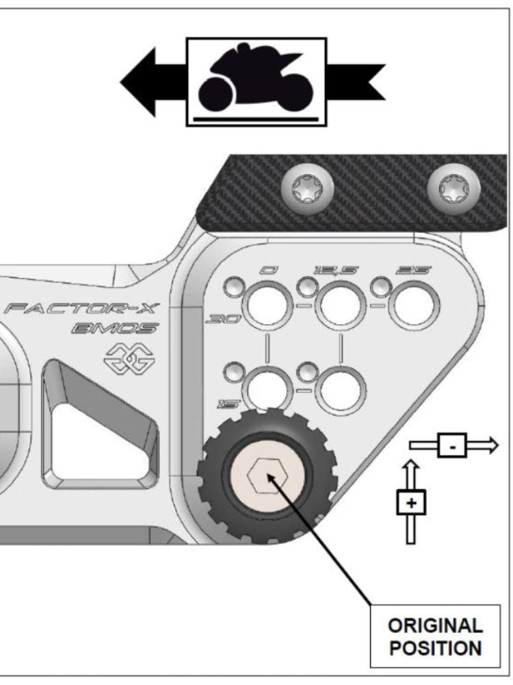 Gilles Tooling FXR Rearsets BMW S1000RR / M1000RR 2019-2023