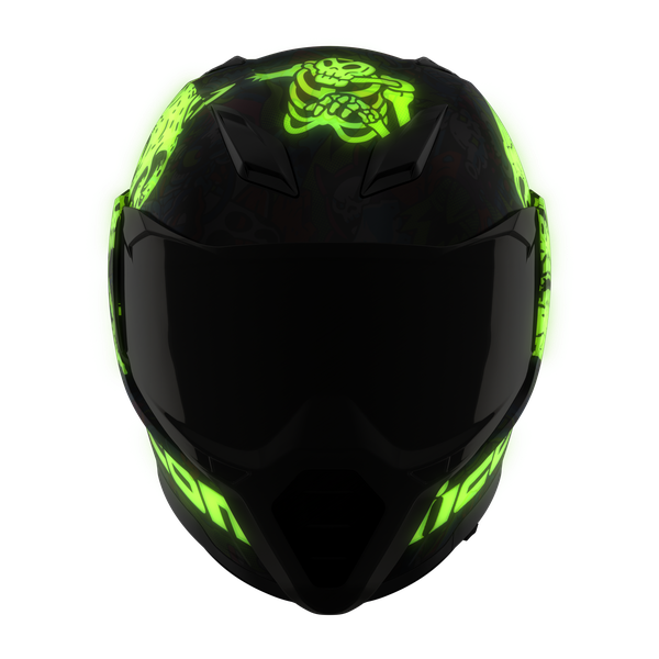 doodle motorcycle helmet ICON - Ultraflite Helmet - Doodle 3 - MIPS - Blue