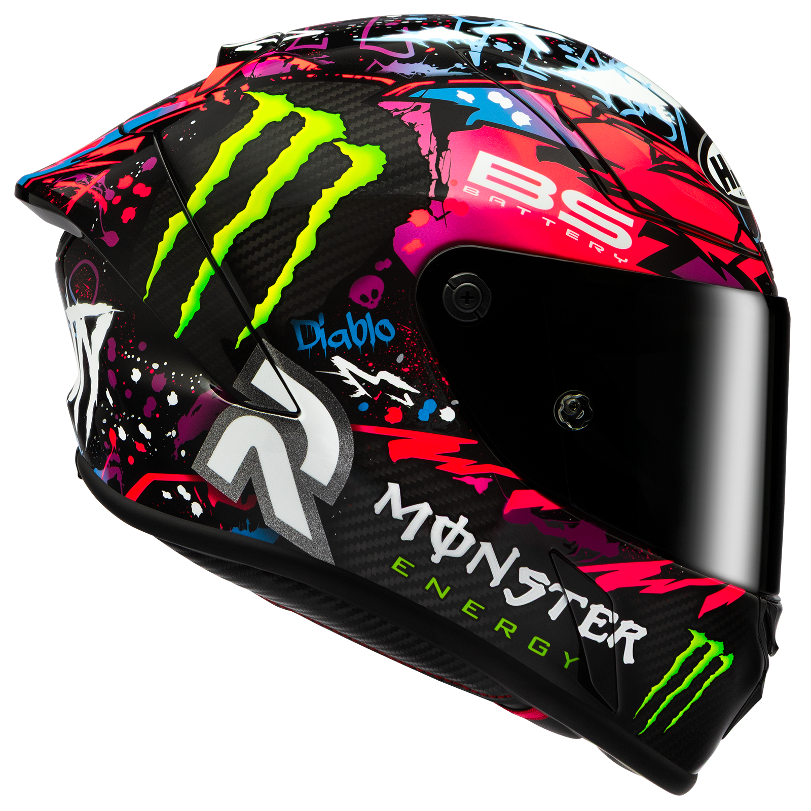 HJC RPHA 1N V2 Carbon Funky Diablo Helmet