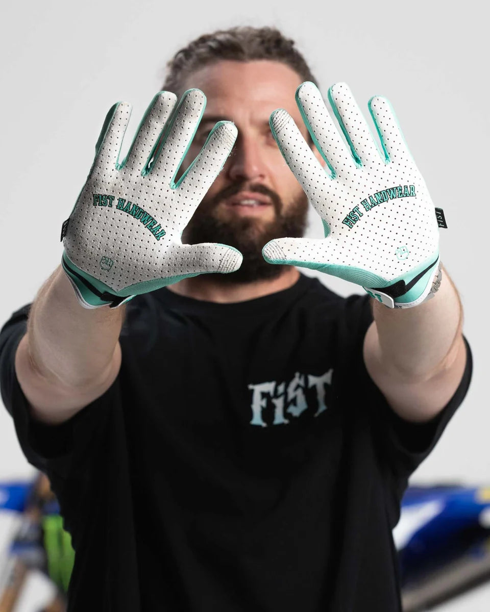 Fist Handwear Breezer Ruthless Teal Staple Hot Weather Gloves