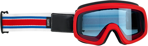 biltwell overland goggles Biltwell Overland 2.0 Racer Goggle R/W/B
