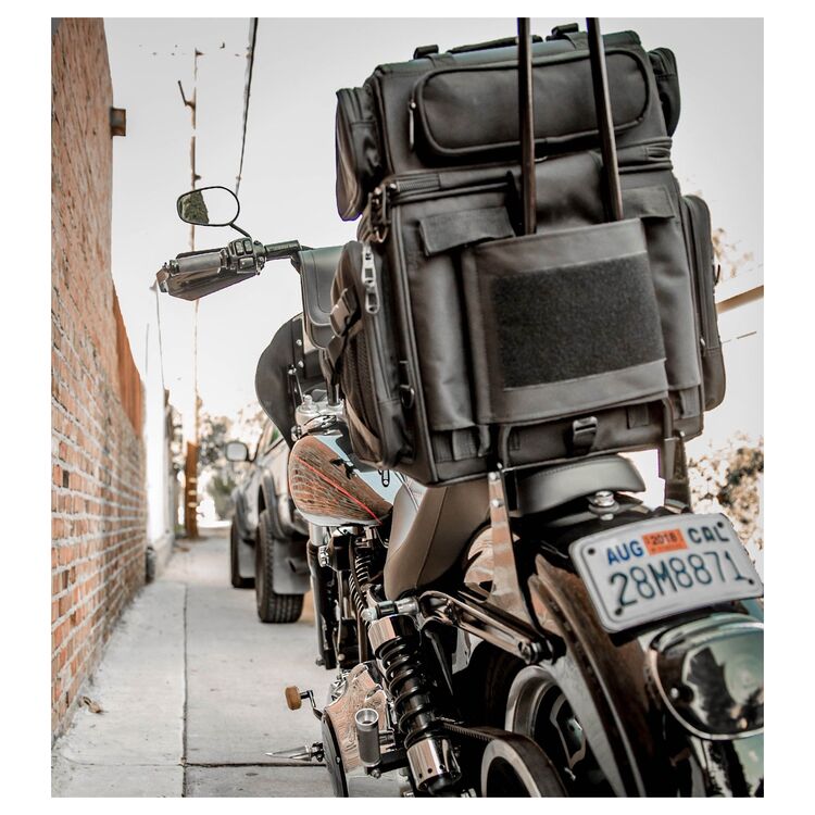 Saddlemen BR3400 Tactical Sissy Bar Bag ~ 3515-0202; Black, Size One Size (BLKOS)