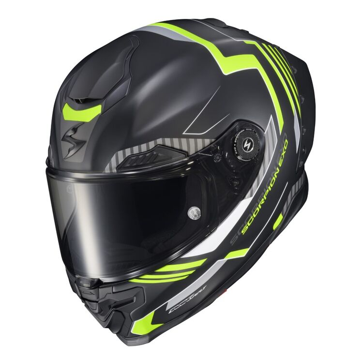 exo 750 scorpion helmet Scorpion EXO-Warp Full Face Apex Atarax Helmet Black/White / L