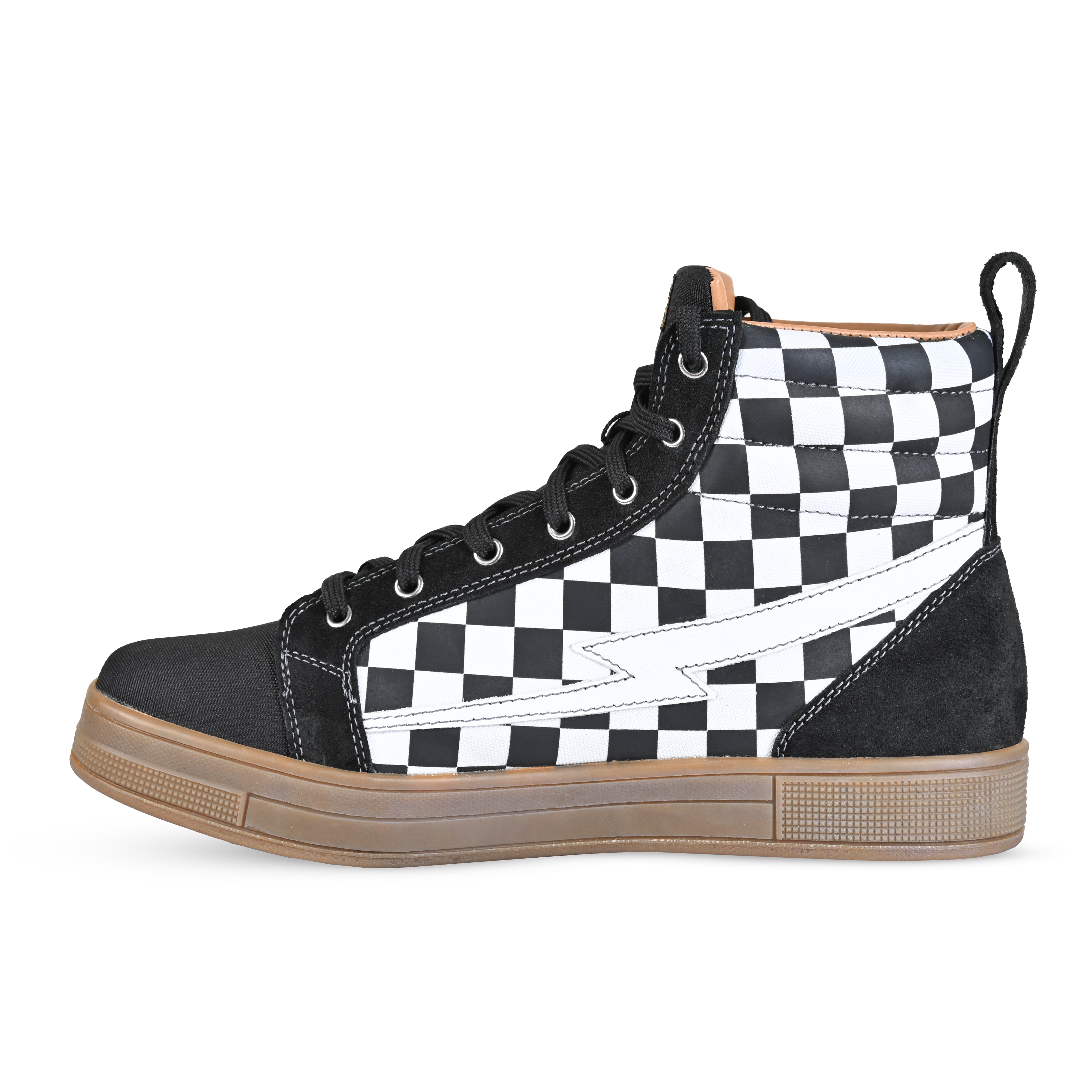 Cortech Slayer Canvas Check Riding Shoes