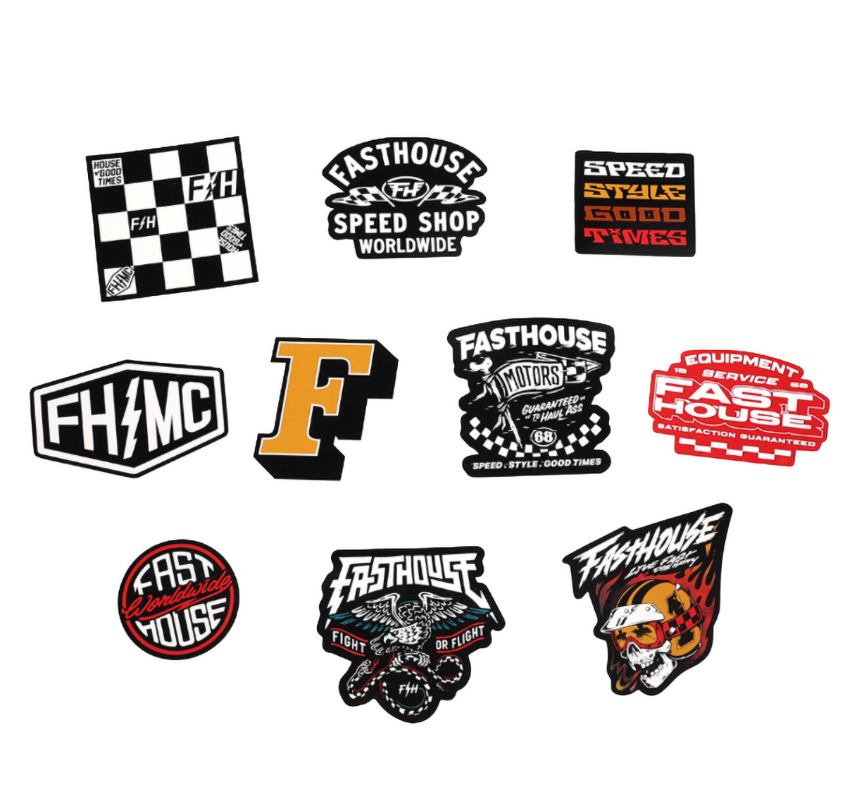 Fasthouse Summer '26 Decal 10 Pack