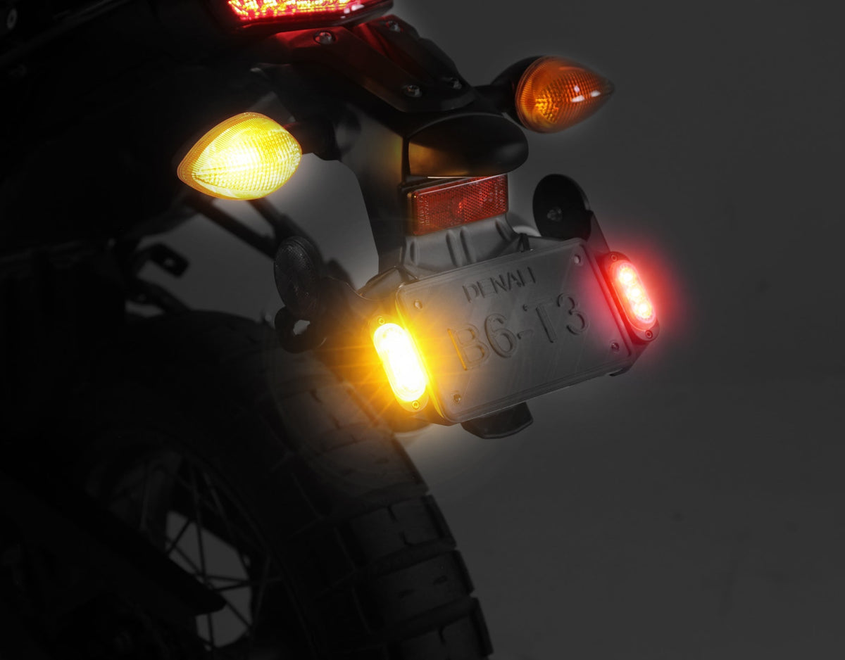 Denali License Plate Mounts For T3 Turn Signal Pods