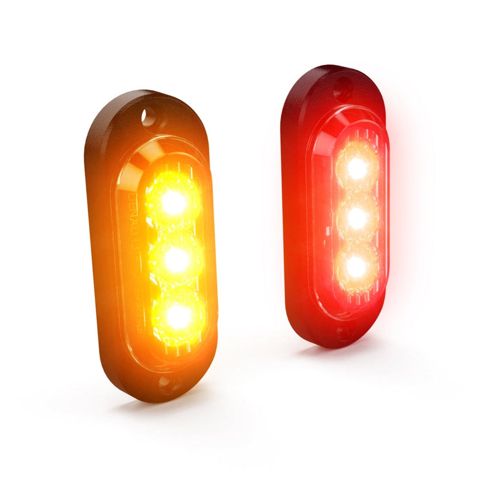 Denali T3 Switchback LED Rear Turn Signal Pods