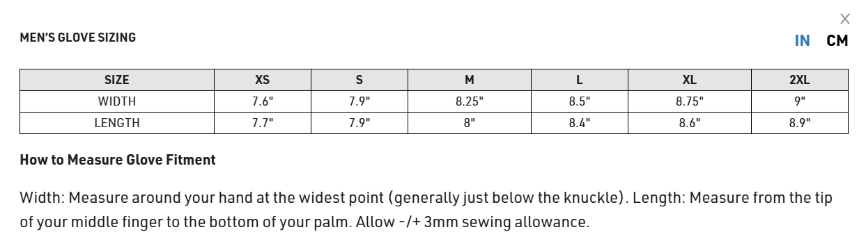 Thor SPORTMODE Bravo Gloves