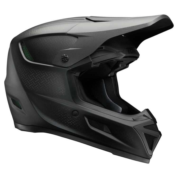 carbon helmet motorcycle store Thor Helmet Reflex Sport Carbon Stealth MIPS , Small
