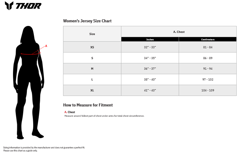 Thor Sportmode Velocity Jersey for Women