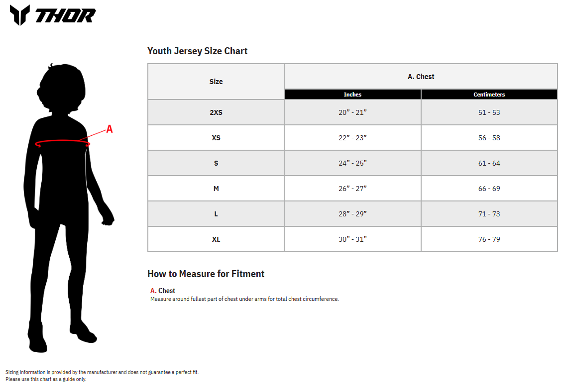 Thor Youth Ridemode Menace Jersey