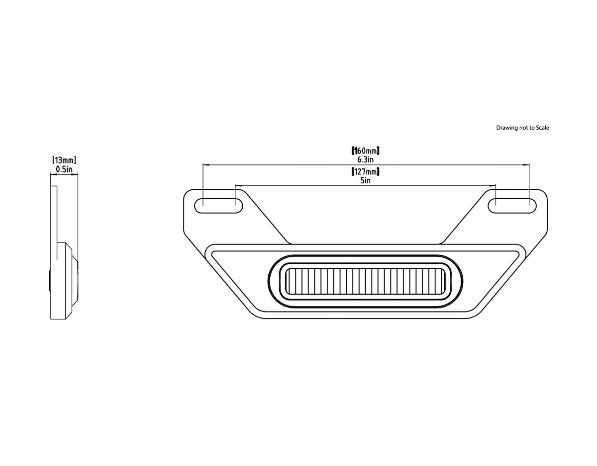 Denali B6 LED License Plate Brake Light Kit