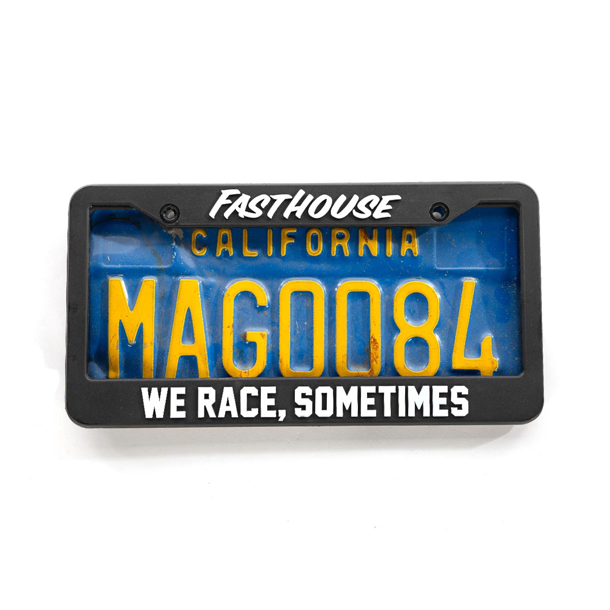 Fasthouse We Race License Plate Frame