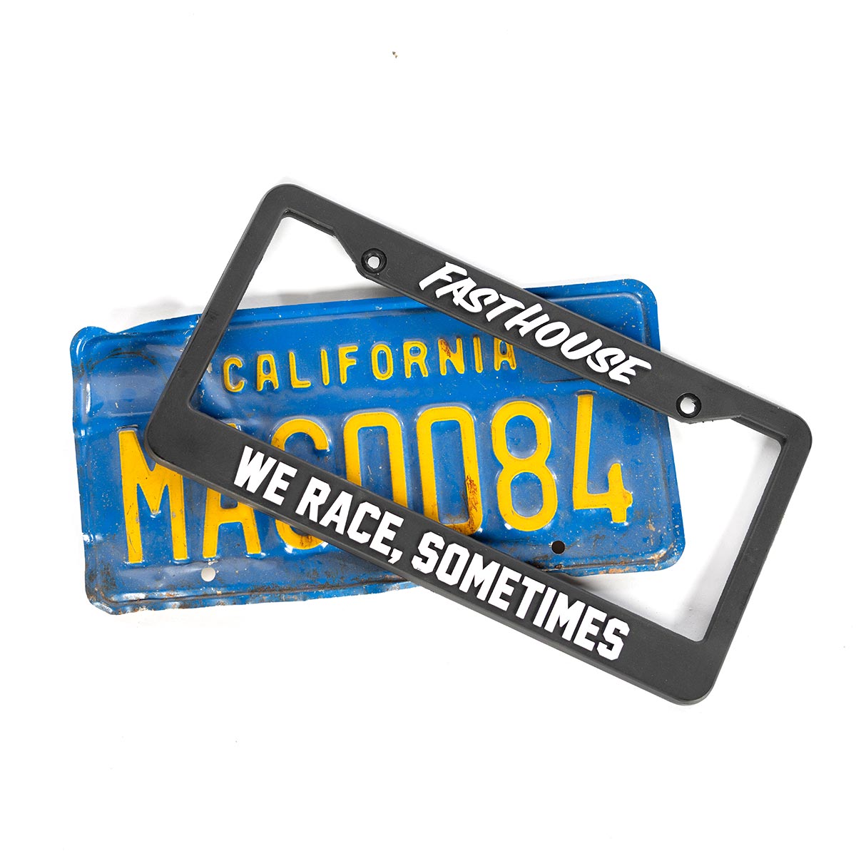 Fasthouse We Race License Plate Frame