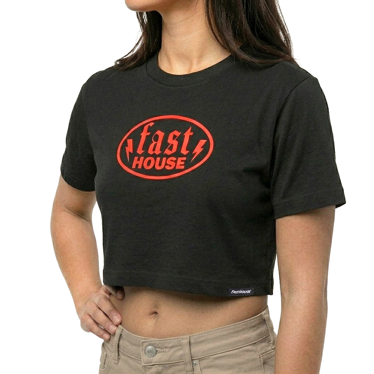 Fasthouse Strut SS Crop Tee for Women