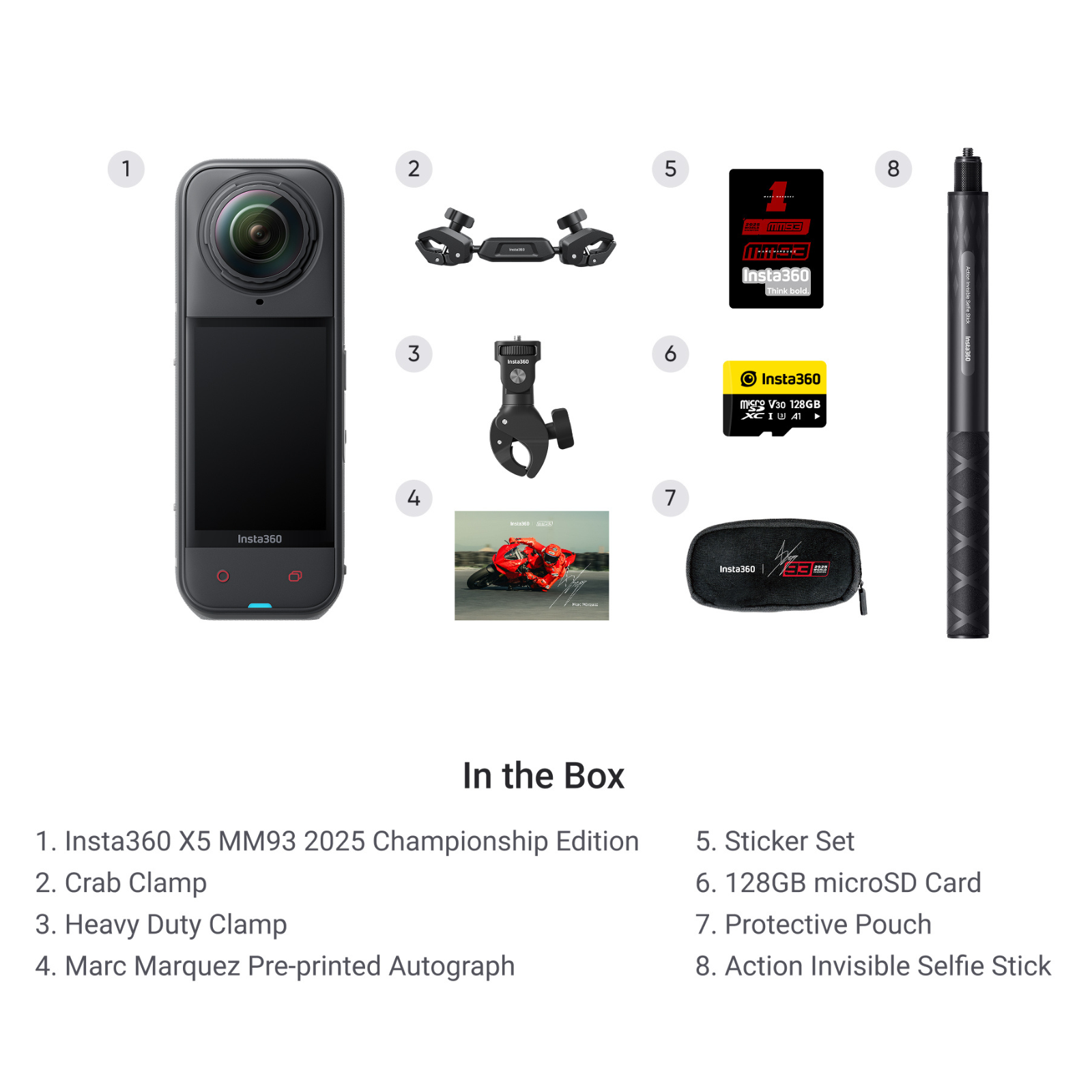 Insta360 X5 MM93 2025 Championship Edition Bundle