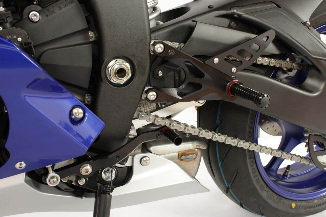 Gilles Tooling FXR Rearsets Yamaha R6 2017-2020