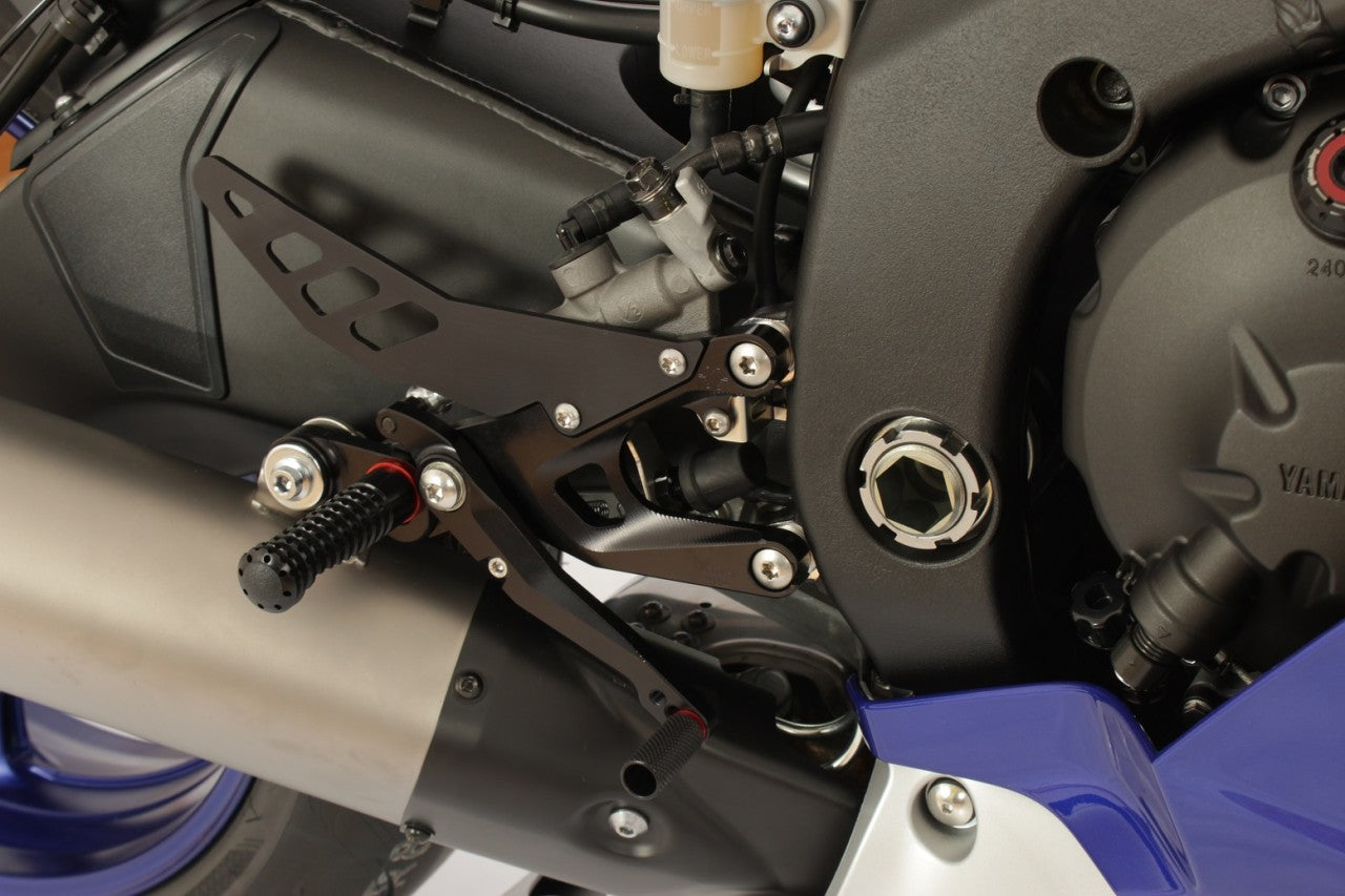 Gilles Tooling FXR Rearsets Yamaha R6 2017-2020
