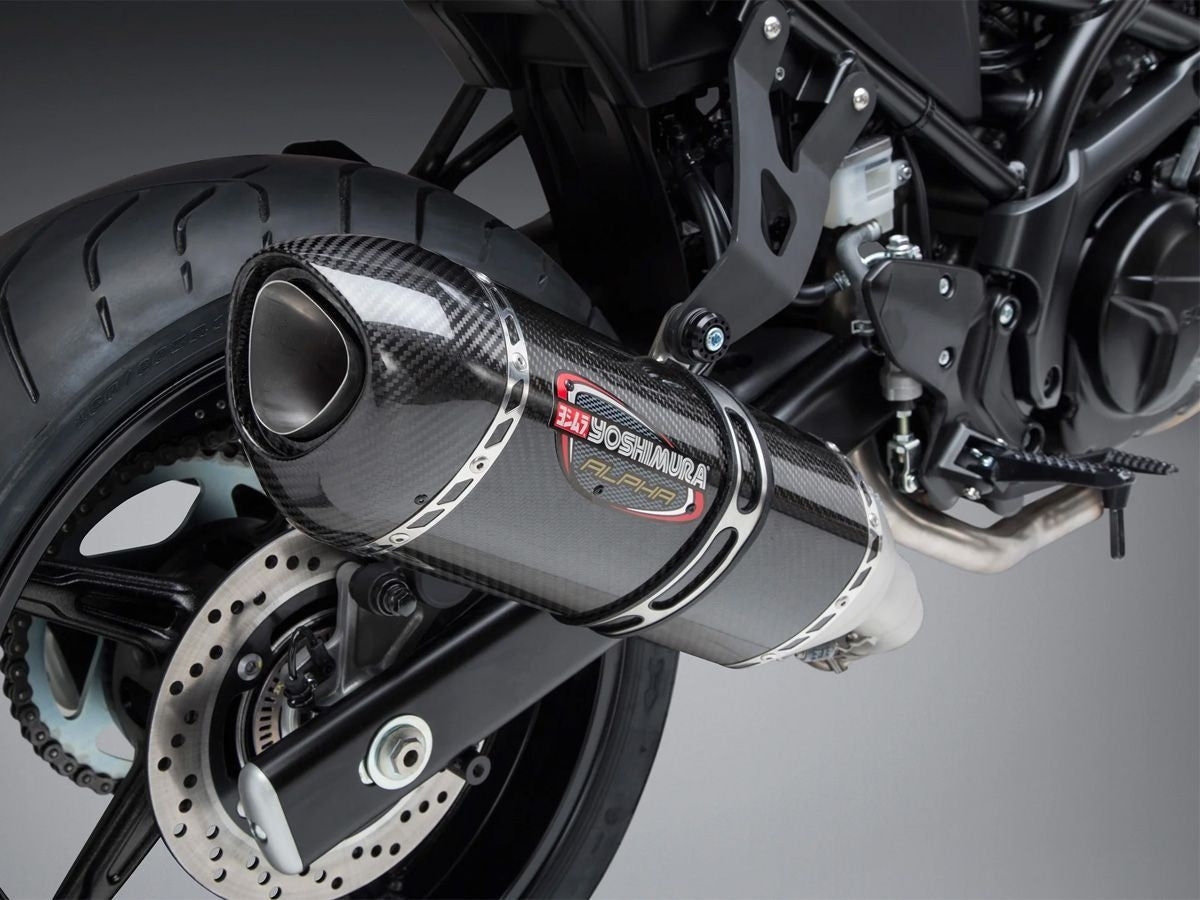 Yoshimura ALPHA-T Street Slip-On Exhaust Suzuki SV650 / X 2017-2024