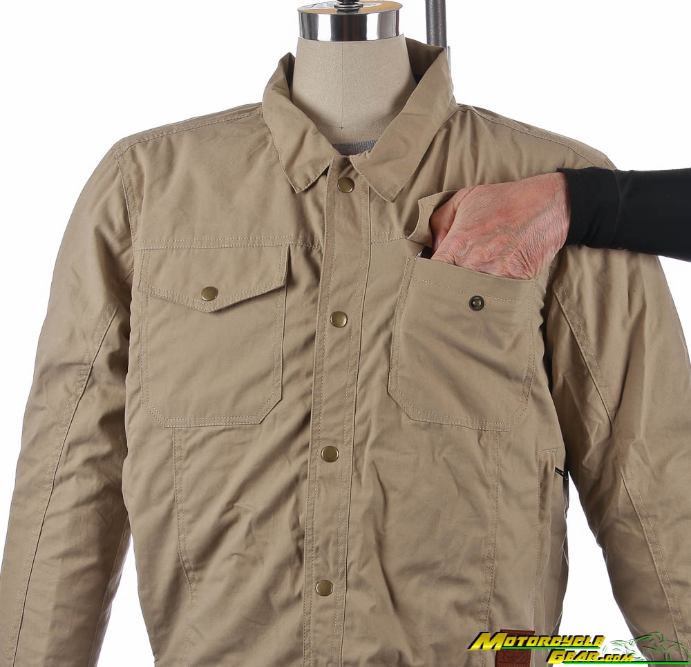 Viewing Images For Cortech The Denny Canvas Jacket :: MotorcycleGear.com