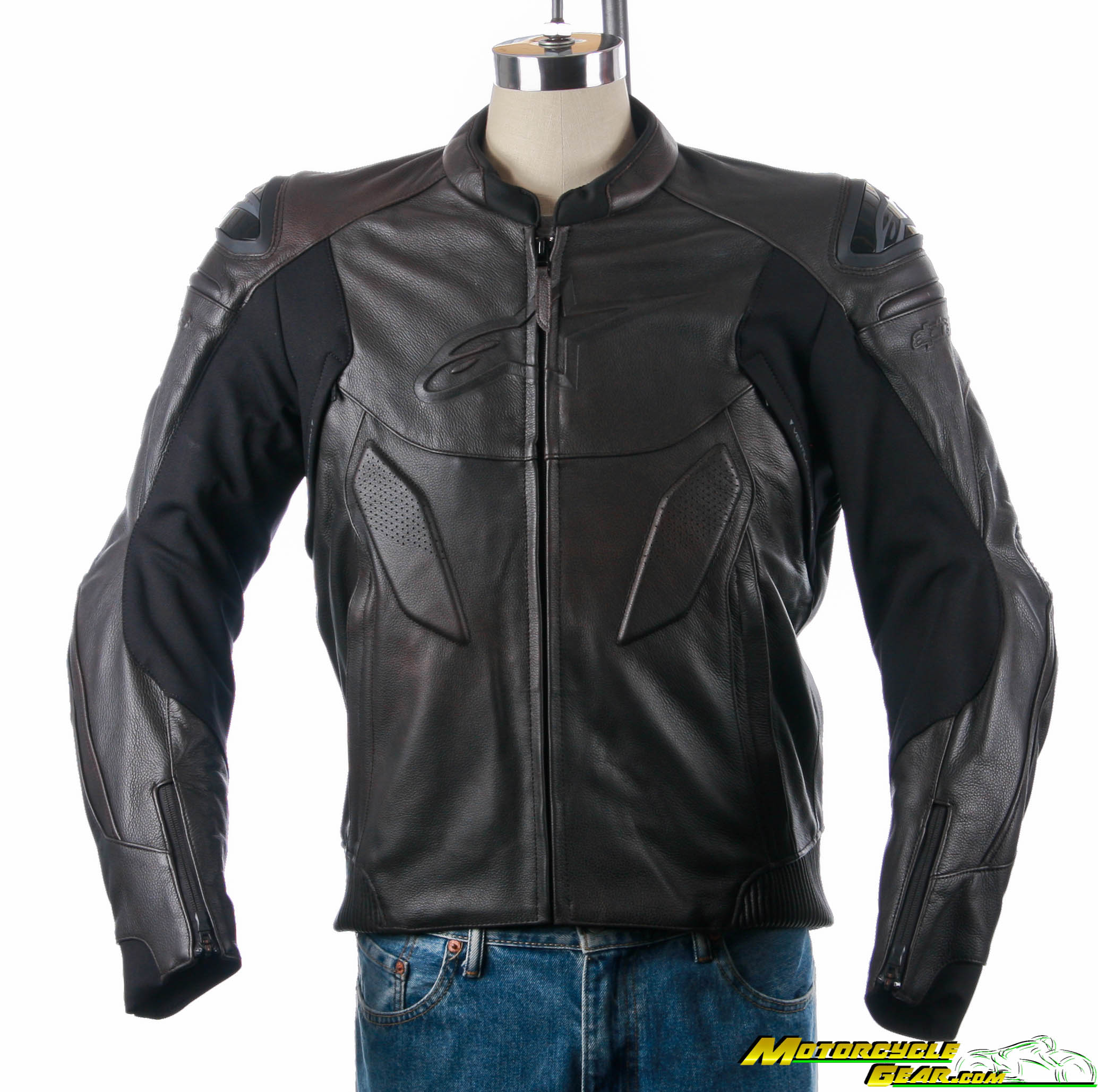 Viewing Images For Alpinestars Caliber Leather Jacket :: MotorcycleGear.com